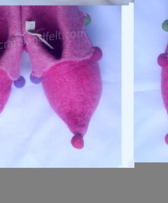 Felt Rhino Design Shoes